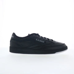 Reebok Club C 85 Eames Office Mens Black Leather Lifestyle Sneakers Shoes