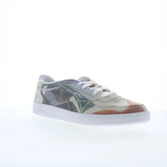 Reebok Club C 85 Eames Office Mens Gray Leather Lifestyle Sneakers Shoes