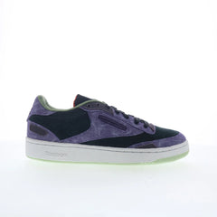 Reebok Club C 85 DC Comics Joker Mens Purple Canvas Lifestyle Sneakers Shoes
