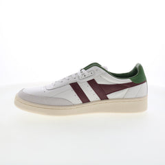 Gola Contact Leather CMB261 Mens White Synthetic Lifestyle Sneakers Shoes