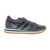 Gola Daytona Chute CMB363 Mens Gray Suede Lace Up Lifestyle Sneakers Shoes
