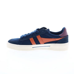 Gola Breakpoint CMB423 Mens Blue Suede Lace Up Lifestyle Sneakers Shoes