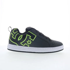 DC Court Graffik DC01661032-GYBKGN Mens Gray Skate Inspired Sneakers Shoes