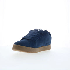 DC Court Graffik SE Mens Blue Suede Skate Inspired Sneakers Shoes