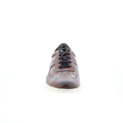 Robert Graham DI13001-1 Mens Brown Leather Lifestyle Sneakers Shoes