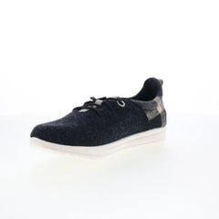 Minnetonka Eco Anew 61055 Womens Black Canvas Lifestyle Sneakers Shoes