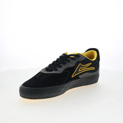 Lakai Essex Mens Black Suede Lace Up Skate Inspired Sneakers Shoes
