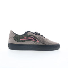 Lakai Essex Mens Gray Suede Lace Up Skate Inspired Sneakers Shoes