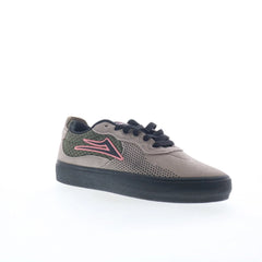 Lakai Essex Mens Gray Suede Lace Up Skate Inspired Sneakers Shoes