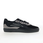 Lakai Essex Mens Black Suede Lace Up Skate Inspired Sneakers Shoes