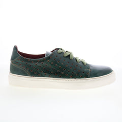 Bed Stu Lyne F319010 Womens Green Leather Lace Up Lifestyle Sneakers Shoes