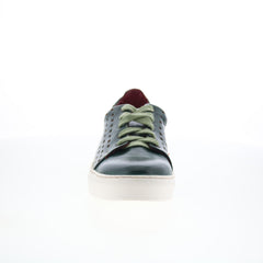 Bed Stu Lyne F319010 Womens Green Leather Lace Up Lifestyle Sneakers Shoes