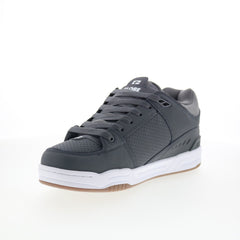 Globe Fusion GBFUS Mens Black Leather Lace Up Skate Inspired Sneakers Shoes
