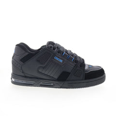 Globe Sabre GBSABR Mens Black Leather Lace Up Skate Inspired Sneakers Shoes