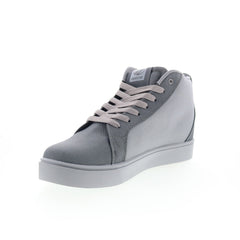 Heelys Racer 20 Mid HE00467021 Mens Gray Canvas Lifestyle Sneakers Shoes
