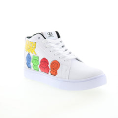 Heelys Racer Mid Southpark Mens White Canvas Lifestyle Sneakers Shoes