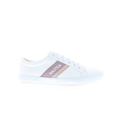 Nautica Thana JW2024 Womens White Synthetic Lace Up Lifestyle Sneakers Shoes