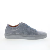 Aquatalia Alaric Embossed Calf Waterproof Mens Gray Lifestyle Sneakers Shoes