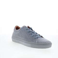 Aquatalia Alaric Embossed Calf Waterproof Mens Gray Lifestyle Sneakers Shoes