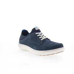 Clarks Mapstone Easy 26176883 Mens Blue Nubuck Lifestyle Sneakers Shoes
