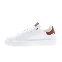 Bruno Magli Lucca MB3LCCG0 Mens White Leather Lifestyle Sneakers Shoes