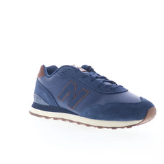 New Balance 515 ML515ADG Mens Gray Leather Lace Up Lifestyle Sneakers Shoes