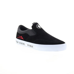 Lakai Owen VLK Public Enemy Mens Black Skate Inspired Sneakers Shoes