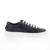 Miz Mooz Murphie Womens Black Leather Lace Up Lifestyle Sneakers Shoes