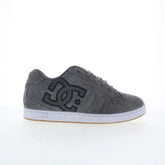 DC Net SE DC03260025-GRYBLK Mens Gray Suede Skate Inspired Sneakers Shoes