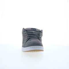 DC Net SE DC03260025-GRYBLK Mens Gray Suede Skate Inspired Sneakers Shoes