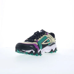 Fila Oakmont TR 1JM00654-017 Mens Green Leather Athletic Hiking Shoes