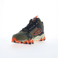 Fila Oakmont TR Mid 1JM01630-305 Mens Green Leather Athletic Hiking Shoes