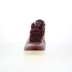 Pajar Pacer 79751 Mens Red Leather Lace Up Lifestyle Sneakers Shoes