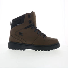 DC Peary TR ADYB700045-DCC Mens Brown Leather Skate Inspired Sneakers Shoes