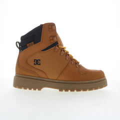 DC Peary TR ADYB700045-WEA Mens Brown Leather Skate Inspired Sneakers Shoes