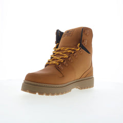 DC Peary TR ADYB700045-WEA Mens Brown Leather Skate Inspired Sneakers Shoes