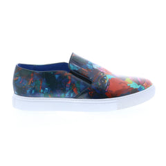 Robert Graham Witchmount RG5544S Mens Blue Leather Lifestyle Sneakers Shoes