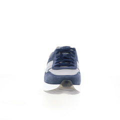 Rockport DMX Corvin Mens Blue Wide Suede Lace Up Lifestyle Sneakers Shoes