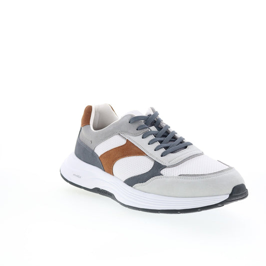 Rockport Harrison 2 RMHARRISON2 Mens White Suede Lifestyle Sneakers Shoes