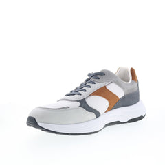 Rockport Harrison 2 RMHARRISON2 Mens White Suede Lifestyle Sneakers Shoes