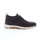 Rockport Lukah 2 Mens Brown Wide Leather Lace Up Lifestyle Sneakers Shoes