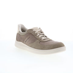 Rockport Tayton RMTAYTON Mens Gray Wide Suede Lifestyle Sneakers Shoes