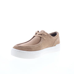 Rockport Terell Mens Brown Suede Lace Up Lifestyle Sneakers Shoes