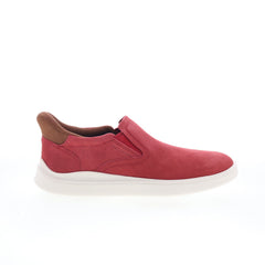 Rockport Tristens RMTRISTENS Mens Red Wide Suede Lifestyle Sneakers Shoes