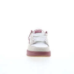 Lakai Telford Elite Mens White Suede Lace Up Skate Inspired Sneakers Shoes
