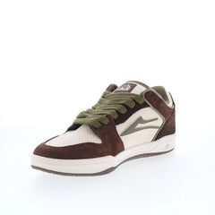 Lakai Telford Low Mens Beige Suede Lace Up Skate Inspired Sneakers Shoes