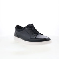 Rockport TM Court Blucher CJ1409 Mens Black Leather Lifestyle Sneakers Shoes