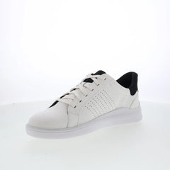 Rockport Tristen Lace Up Mens White Wide Leather Lifestyle Sneakers Shoes