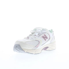 New Balance 530 U530NEB Mens White Mesh Lace Up Lifestyle Sneakers Shoes