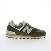 New Balance 574 U5742RG Mens Green Nubuck Lace Up Lifestyle Sneakers Shoes